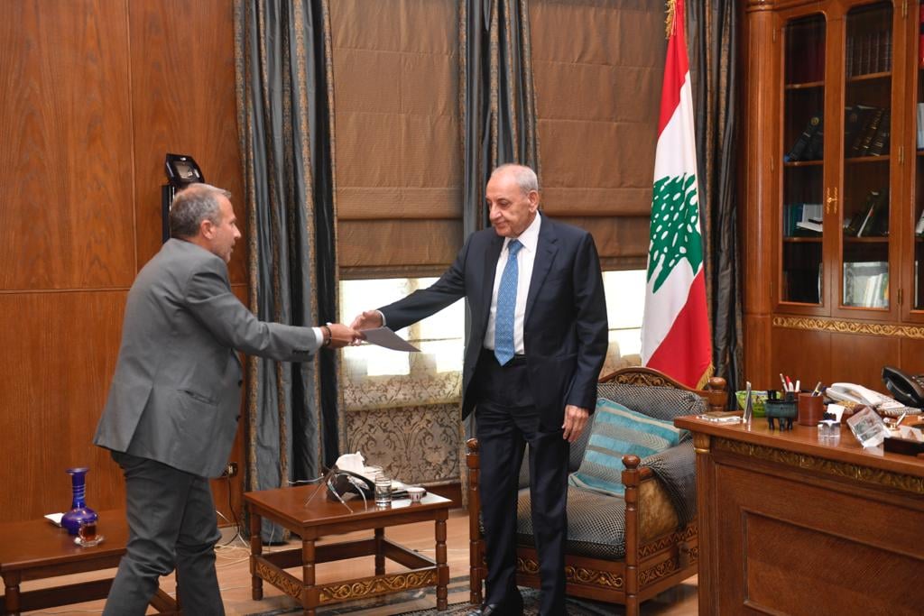 باسيل من عين التينة: نسعى للاتفاق على آفاق العهد الجديد والتوافق لتجنب الفراغ