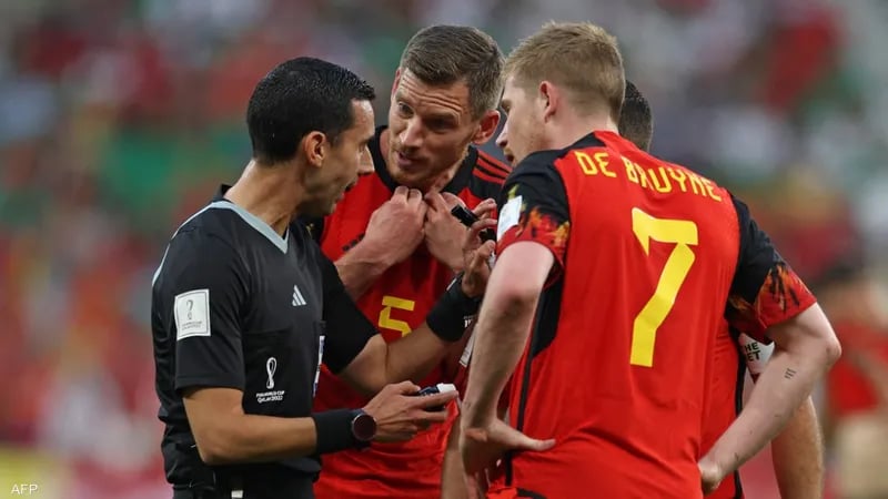 بعد مباراة المغرب.. خلاف "علني" بين نجوم بلجيكا
