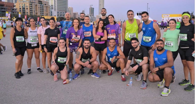 بالصور: بمشاركة 12 ألف عدّاء.. انطلاق ماراثون "أنا بيروت"