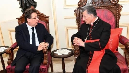 كنعان في بكركي معايداً: البطريرك مبدئي بتطلعاته للحلول