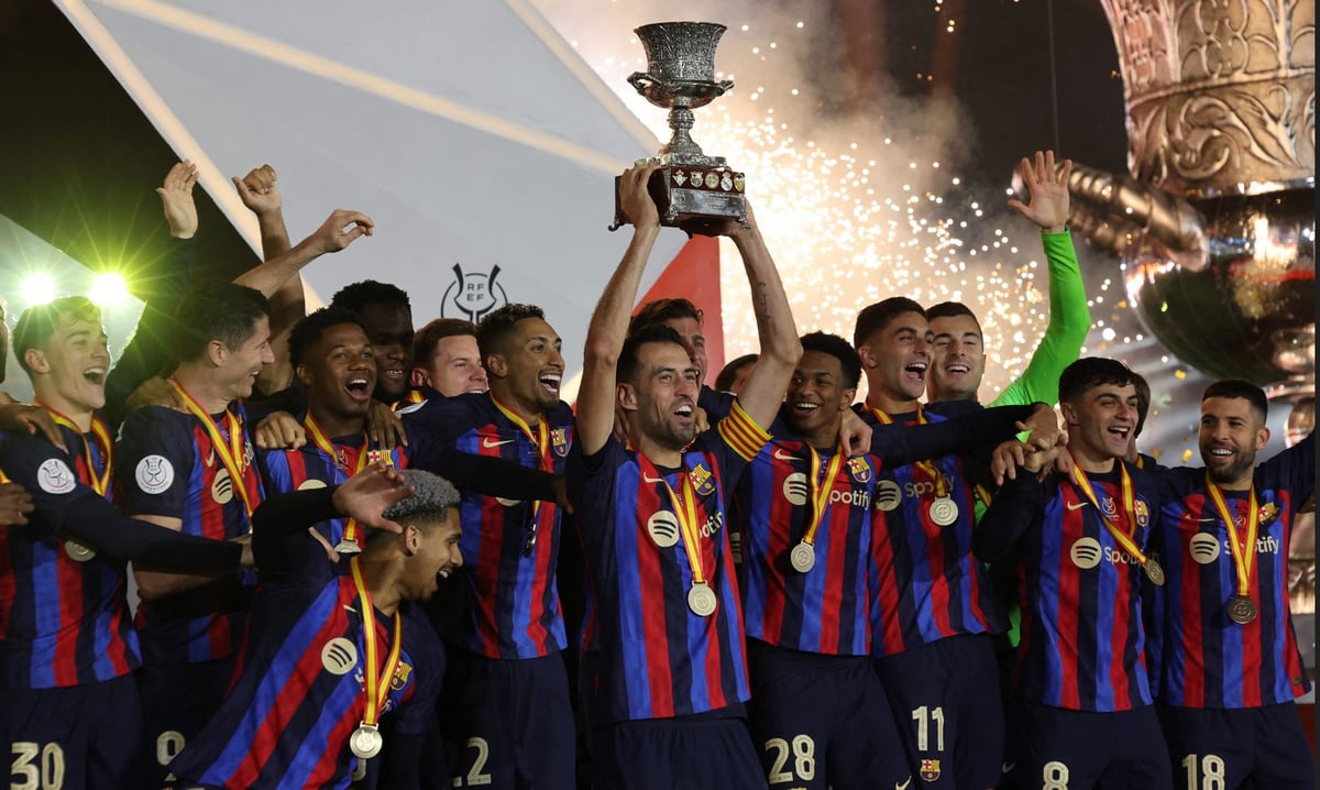 برشلونة يتوّج بالسوبر الإسباني بثلاثية "مع الرأفة" في الريال