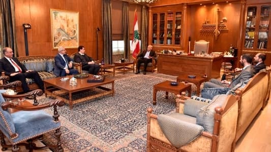 بري عرض للأوضاع مع تكتل "الإعتدال الوطني"