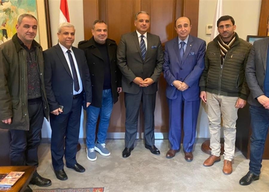 المرتضى إطلع من وفد نقابة إختصاصيي علوم مختبرات الاسنان على مهام النقابة الرئيسة