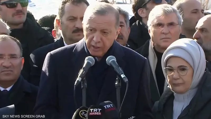 أردوغان: نواجه كارثة كبيرة للغاية.. والدولة لا تدخر جهدا