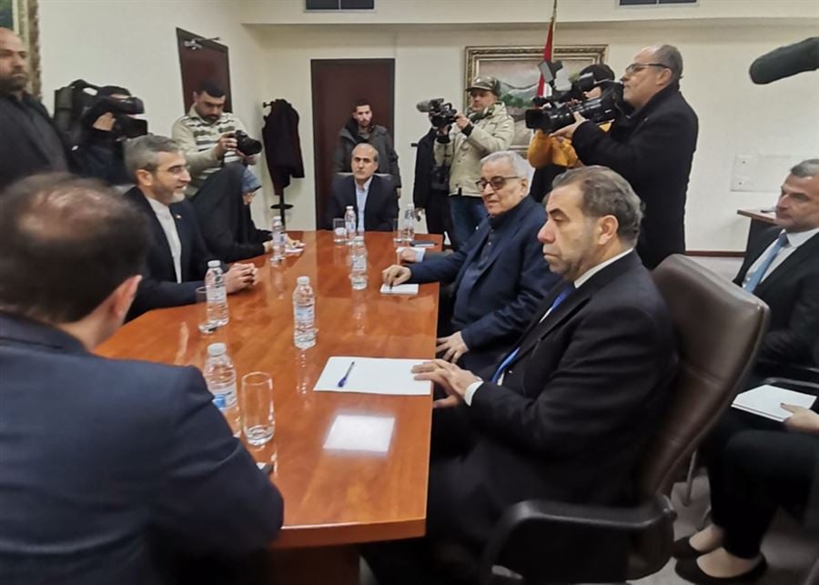 بو حبيب التقى نائب وزير الخارجية الإيرانية... هذا ما جرى بحثه!
