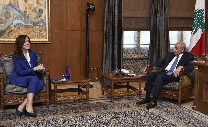 سفراء "اللقاء الخماسي" في عين التينة والسراي