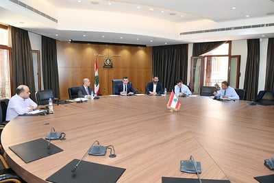 طوني فرنجية التقى لجنة الاستدامة والتحول الرقمي
