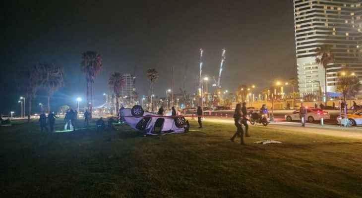 بالفيديو: عملية دهس وإطلاق نار في تل أبيب