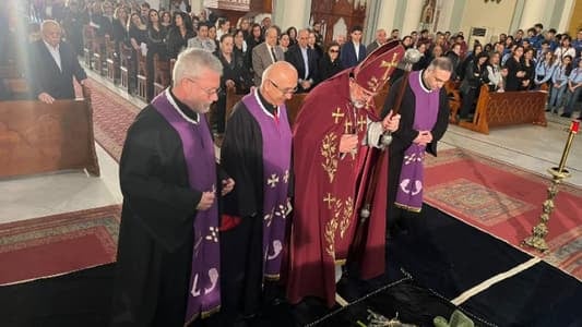 المطران سويف: نُقدّم آلام لبنان والعالم أمام صليب المسيح