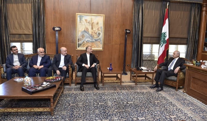 بري استقبل عبداللهيان ورئيس ولاية جيغاوا النيجيرية ويحث ووزير الدفاع في الاوضاع الامنية