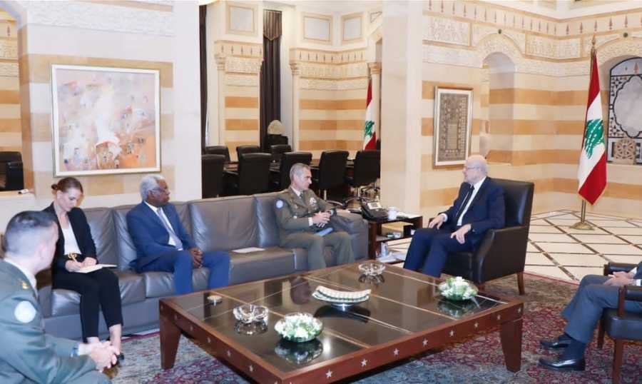 ميقاتي التقى لازارو وعرض مع ياسين شؤونا بيئية