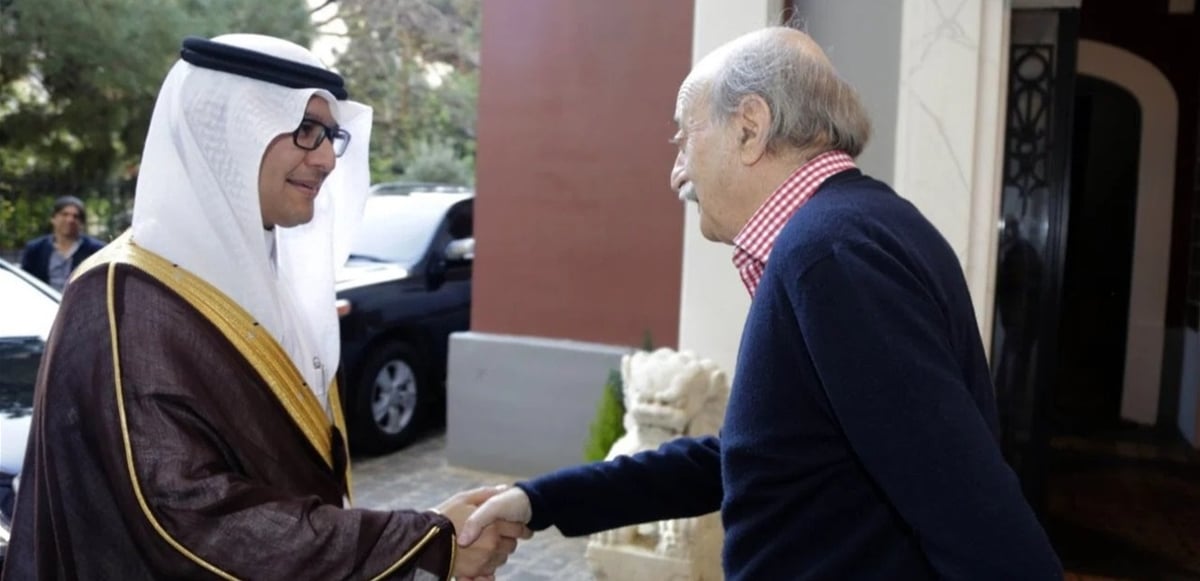 البخاري بعد لقائه جنبلاط: لا فيتو على أي مرشح وليس للمملكة أي مرشح خاص