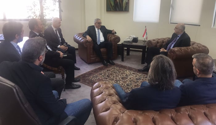 بو حبيب استقبل رئيس الجالية اللبنانية في السودان وخير
