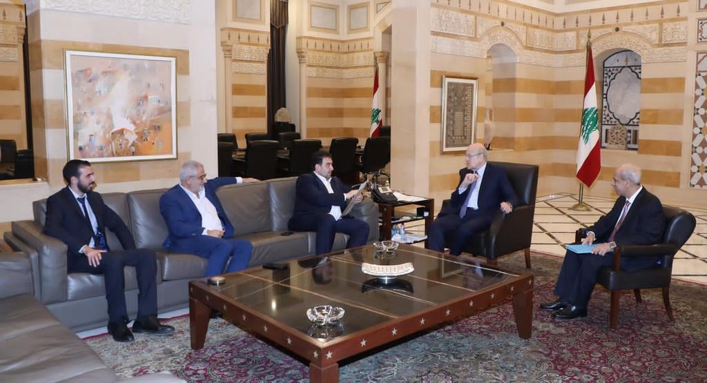 ميقاتي بحث مع هاونشتاين التعاون مع البرنامج الإنمائي الأممي