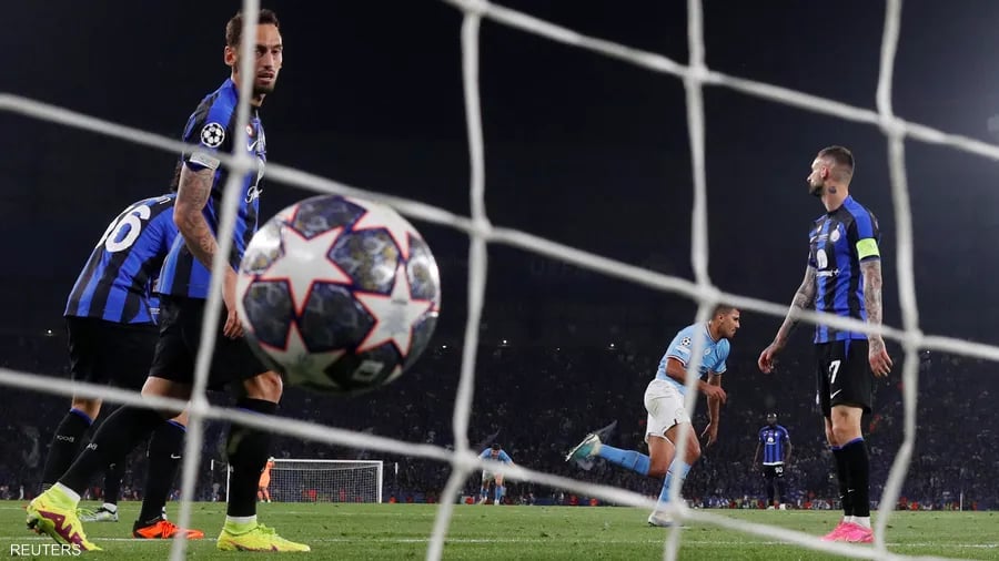 مانشستر سيتي بطلًا لـ دوري أبطال أوروبا على حساب إنتر ميلان
