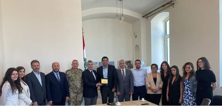 لجنة الحوار اللبناني الفلسطيني كرّمت قنصل مصر العام في لبنان المستشار أحمد إمام
