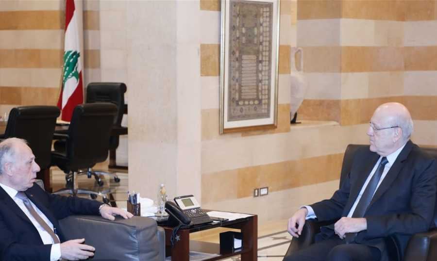 ميقاتي عرض مع وزراء الدفاع والخارجية والثقافة لشؤون وزاراتهم