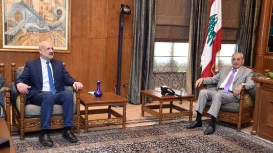 بري عرض للأوضاع مع مولوي واستقبل المفتي عبدالله