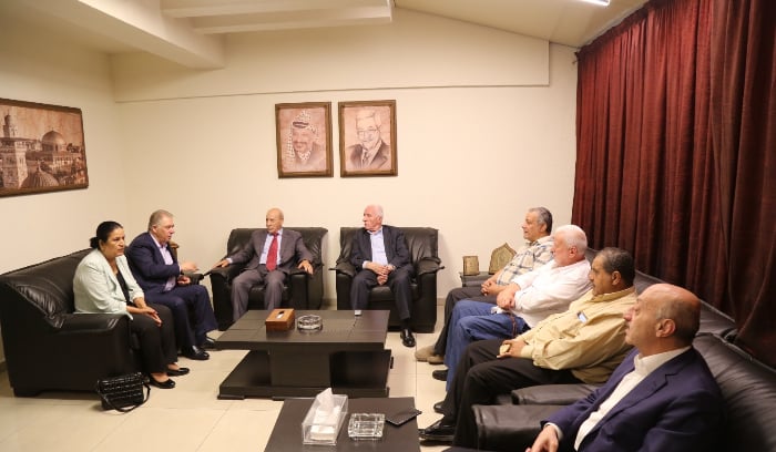 الاحمد التقى وفدا من الجبهة الديمقراطية.. وهذا ما تم تأكيده