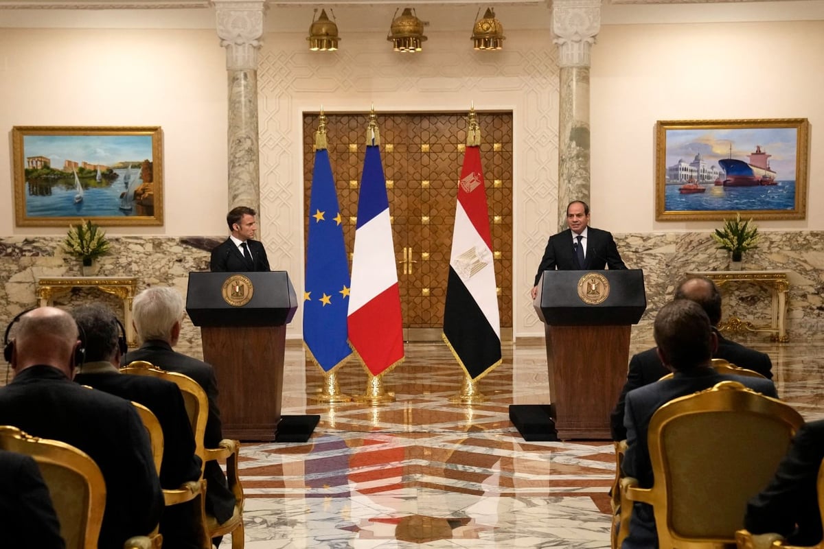 ماكرون في القاهرة.. السيسي:الاجتياح البري سيخلف الكثير من الضحايا
