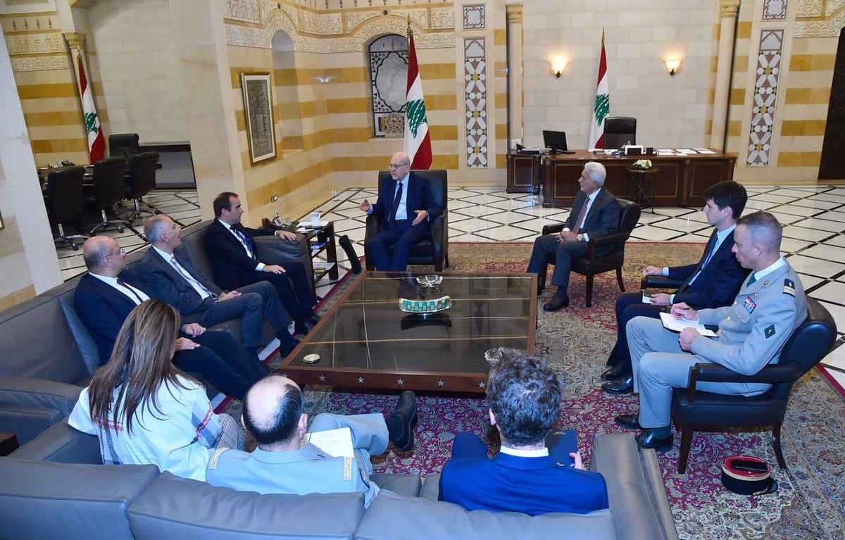 ميقاتي التقى وزير الجيوش الفرنسي والتشديد على ضرورة إرساء الهدوء على طول الخط الازرق