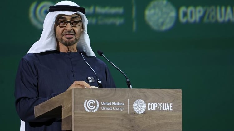 رئيس الإمارات في"كوب 28" : إنشاء صندوق بقيمة 30 مليار دولار للحلول