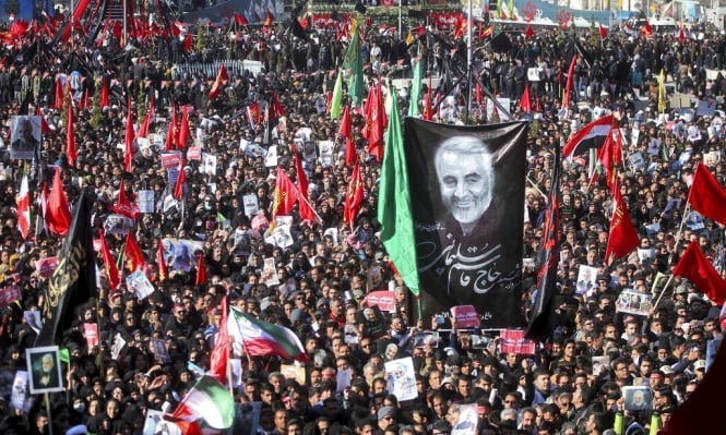 انفجار خلال مراسم لإحياء ذكرى استشهاد قاسم سليماني