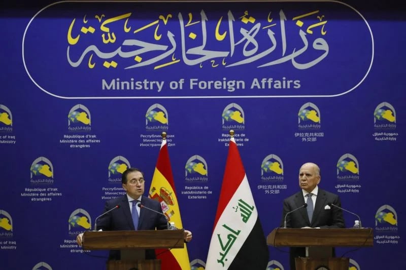 إسبانيا تدعو لوقف الهجمات على التحالف الدولي في العراق