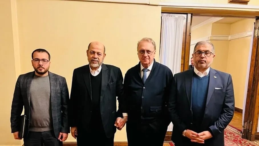 وفد من حماس في موسكو.. وروسيا تدعو للإفراج عن كل الرهائن