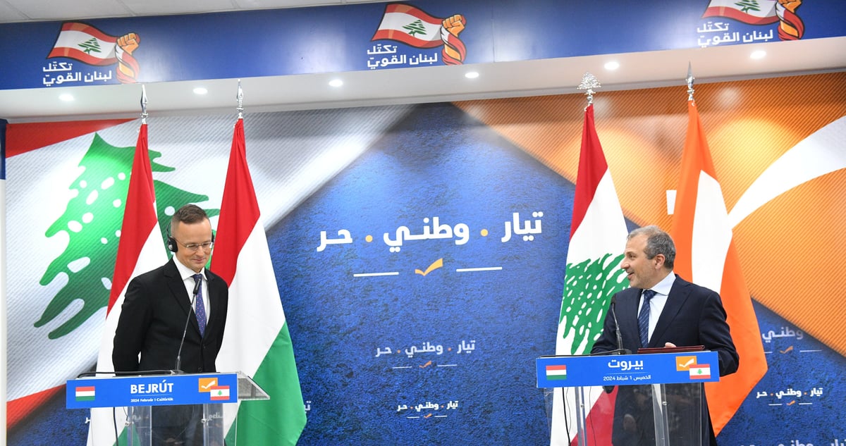 باسيل: الحلّ بالنسبة للفلسطينيين هو حل الدولتين