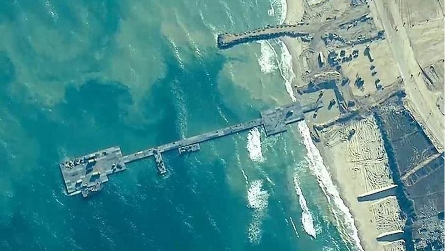 إخفاق أميركي.. انهيار الرصيف العائم بغزة خلال 12 يوما
