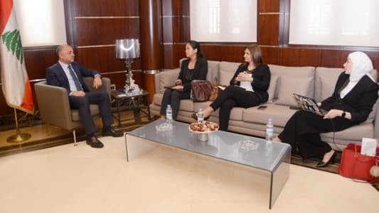 بو صعب استقبل وفدًا من البنك الدولي