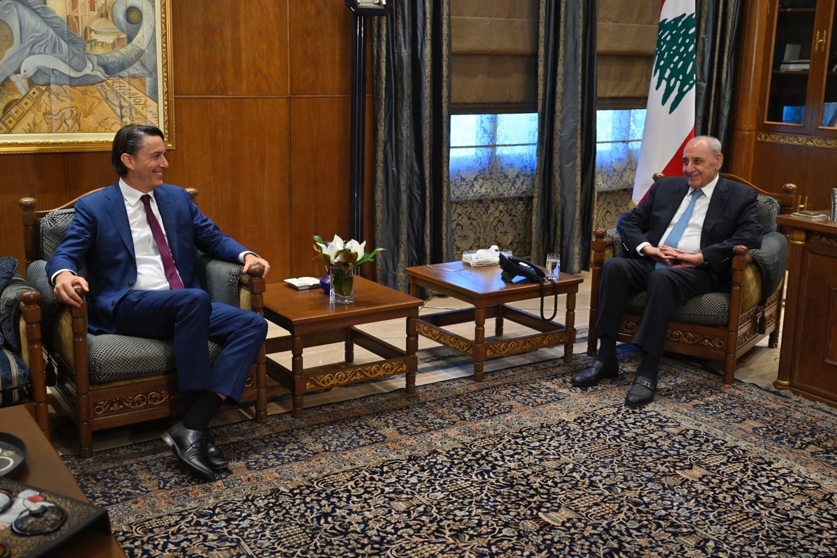 هوكشتاين التقى بري: الوضع على الحدود بين لبنان وإسرائيل في غاية الخطورة