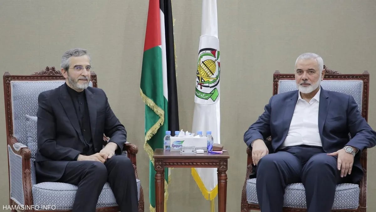 هنية لوزير خارجية إيران: إسرائيل فشلت في حرب غزة