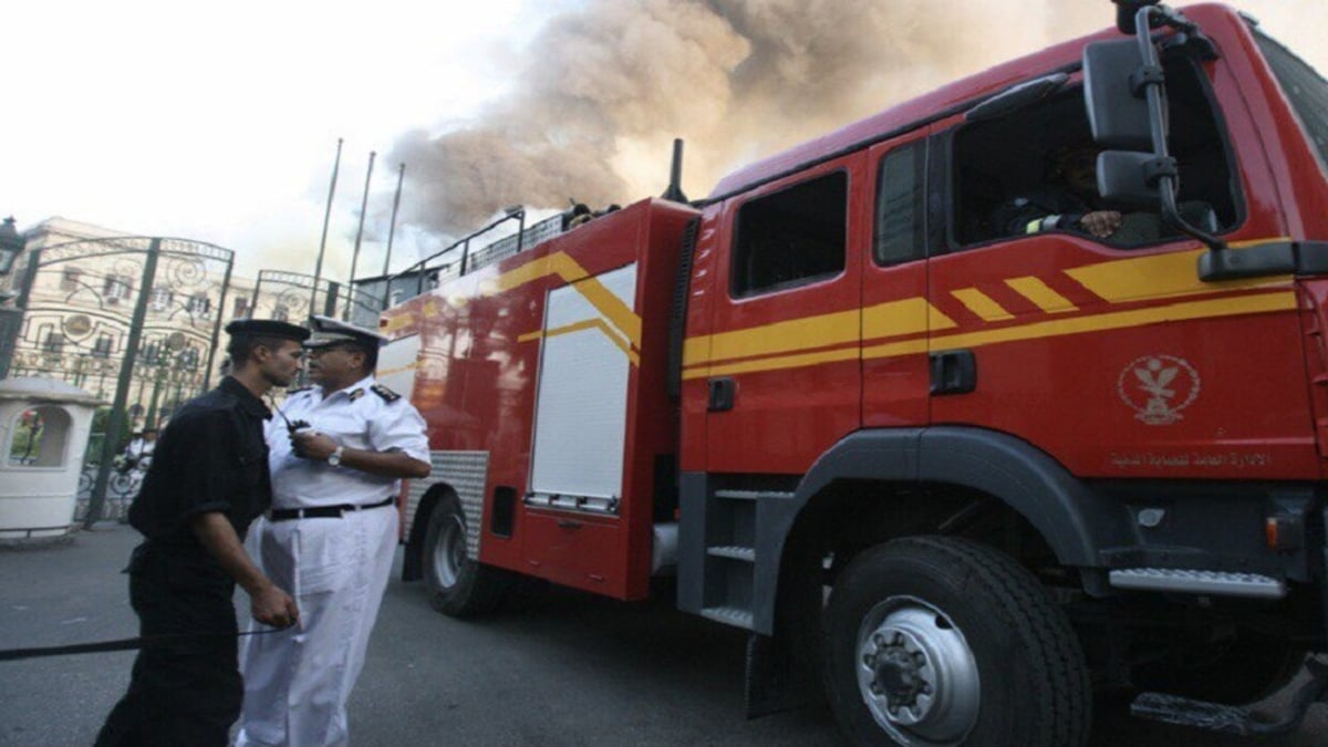اندلاع حريق كبير في مصنع "دهانات" بمنطقة صناعية في مصر