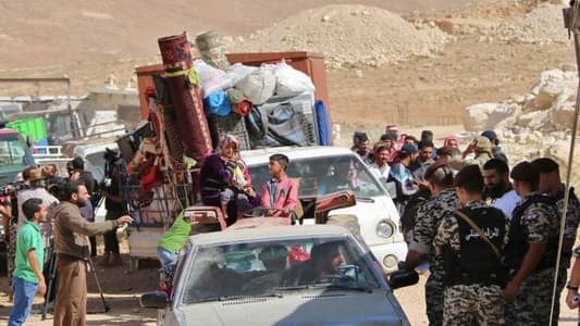 من لبنان إلى سوريا… 220 نازحاً تركوا عرسال والقاع