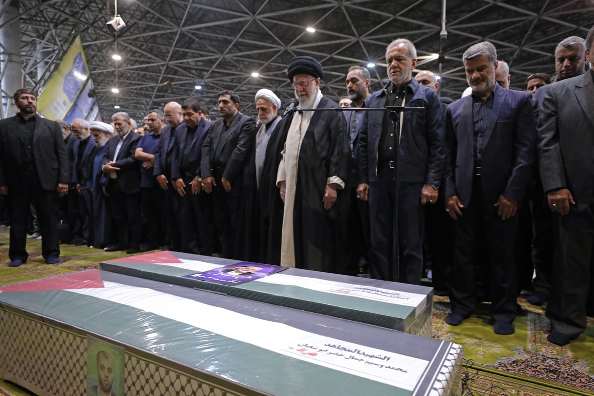 بدء مراسم تشييع إسماعيل هنية في طهران(فيديو)