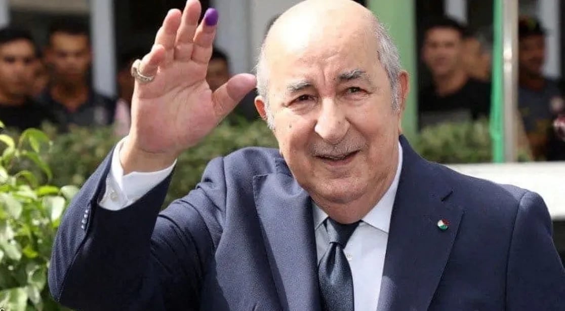 انتخابات الجزائر.. تبون يفوز بولاية رئاسية ثانية