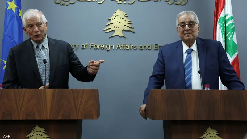 بوريل يتحدث عن "طبول الحرب" بين لبنان وإسرائيل