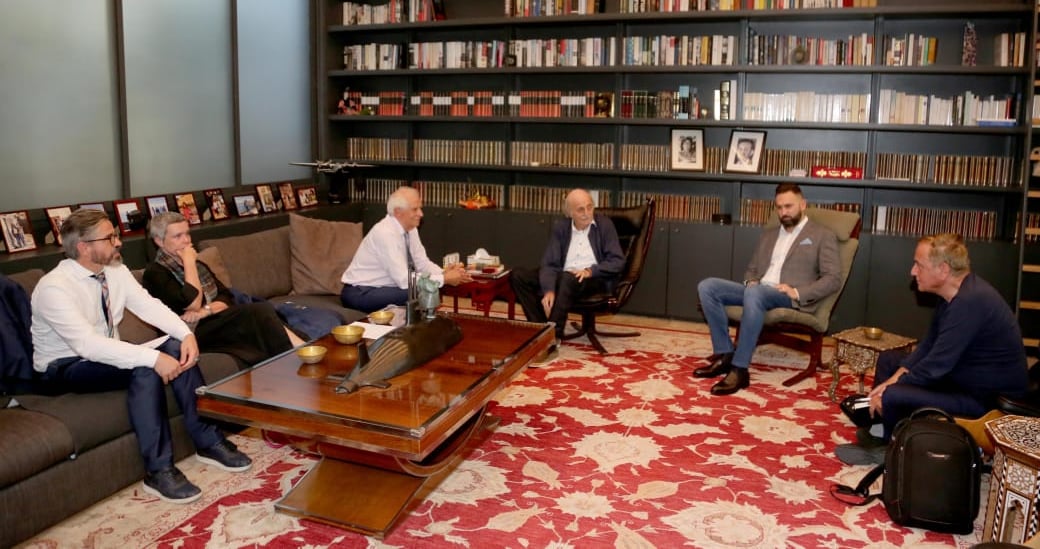 جنبلاط عرض مع بوريل العدوان الإسرائيلي على لبنان والاستحقاق الرئاسي والنزوح السوري