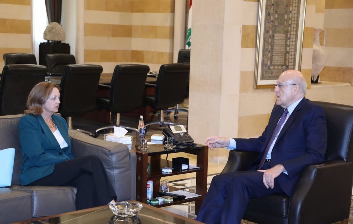 ميقاتي استقبل جونسون : نحن في إنتظار نتائج اتصالات هوكستين والتصعيد الاسرائيلي لا يبعث على التفاؤل