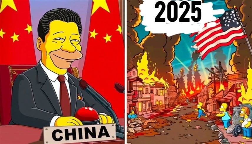 فوضى ودمار شامل.. توقعات عائلة "سيمبسون" لأمريكا في 2025