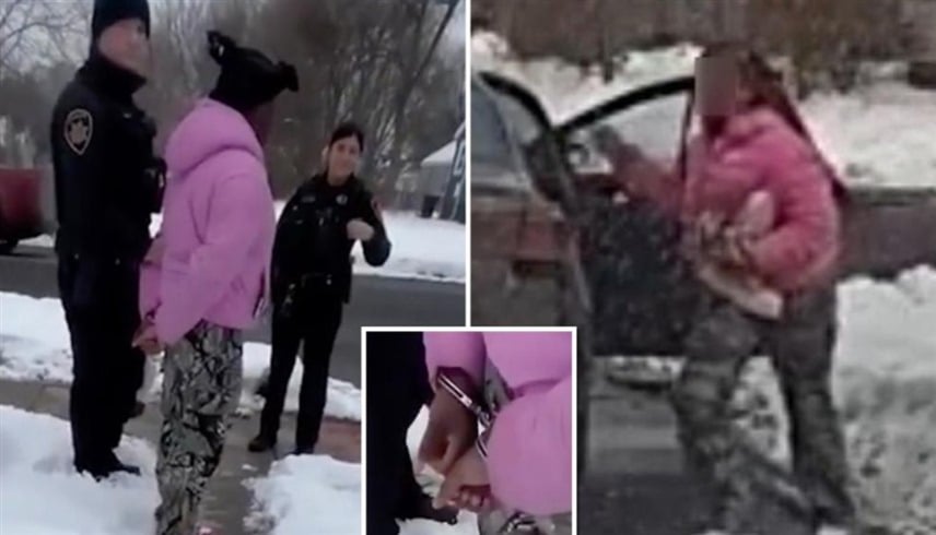 فيديو.. اعتقدوا أنها سرقت سيارة.. شرطة نيويورك تعتقل طفلة!