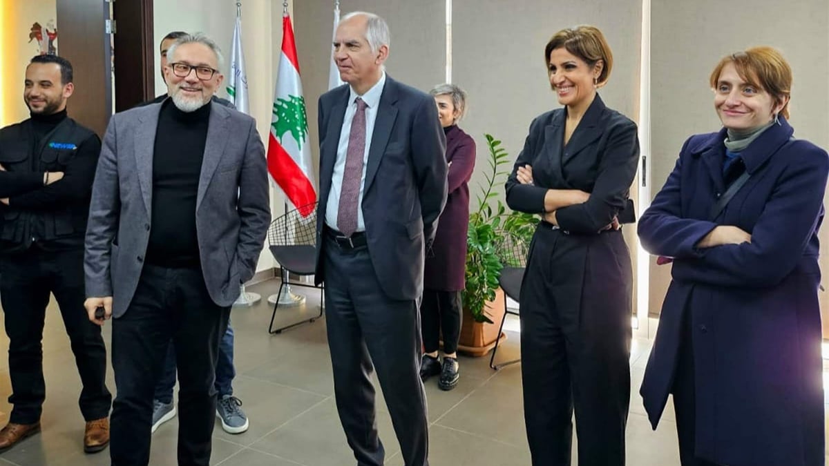 السفير الفرنسي زار المجلس الوطني للبحوث العلمية