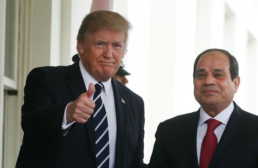 السيسي لن يسافر إلى واشنطن في حال رغب ترامب بالحديث عن التهجير