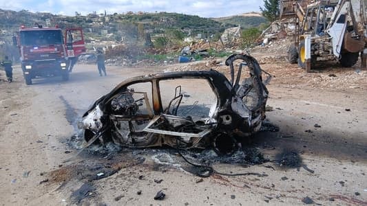 غارة على سيارة في عيتا الشعب ووقوع اصابات