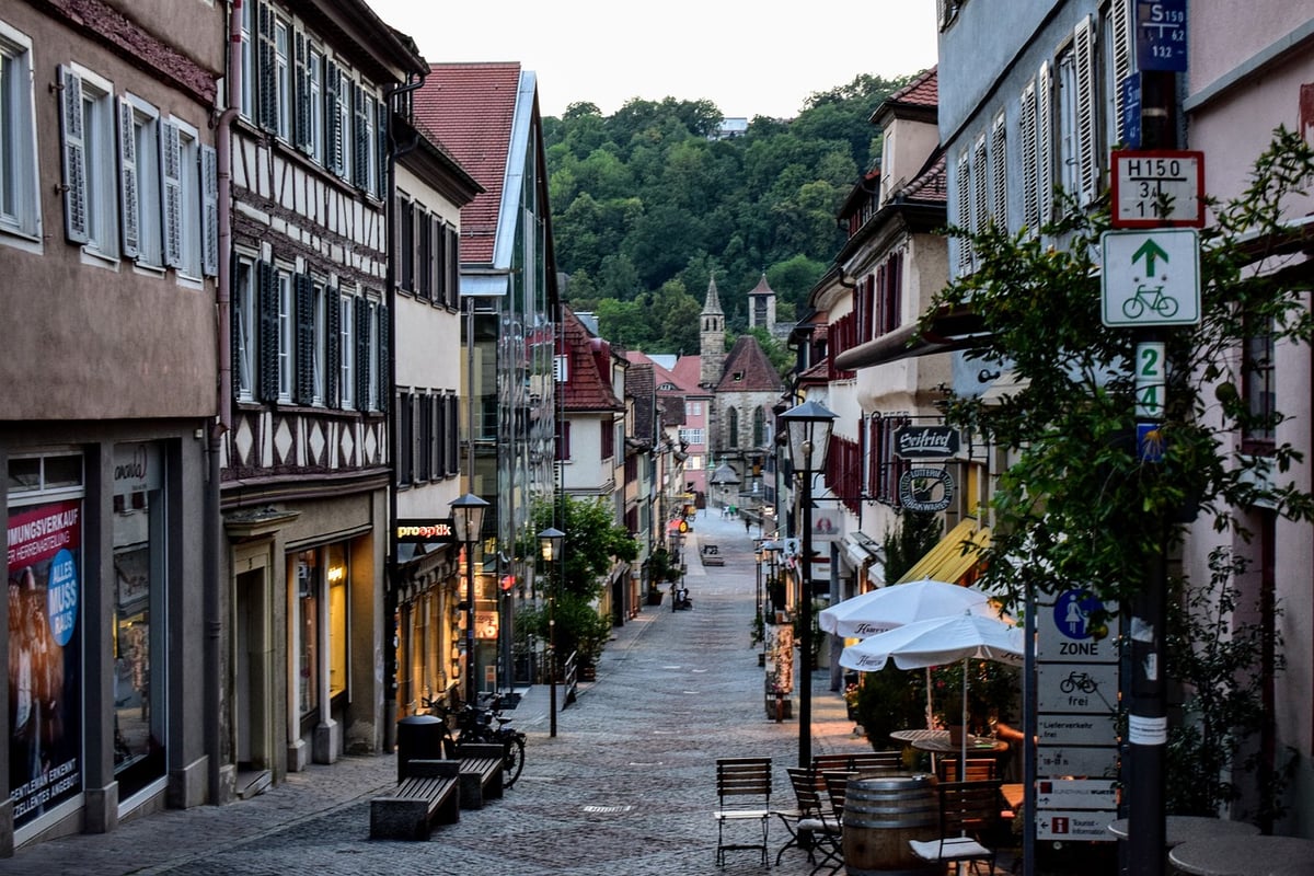 street, city, road, pavement, stores, shops, houses, narrow street, perspective, germany, europe, street, shops, germany, germany, germany, europe, europe, europe, europe, europe