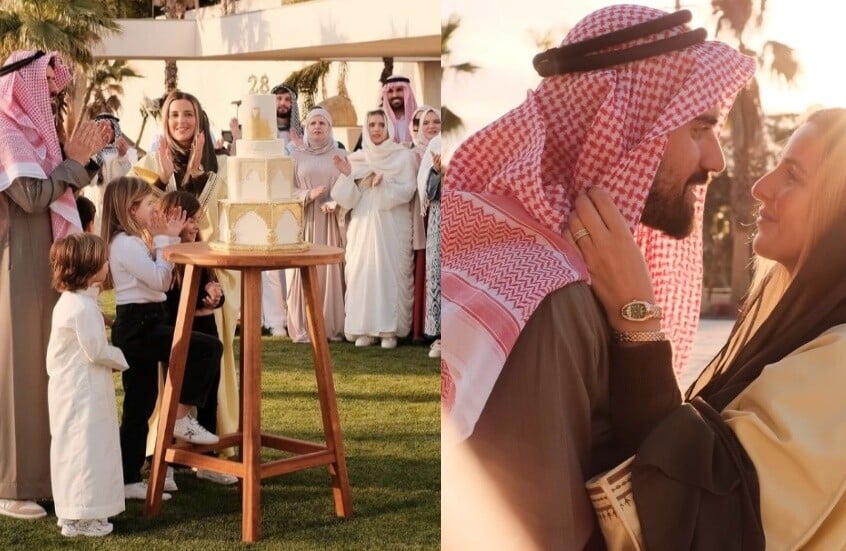 الاحتفال بعيد ميلاد نجم الهلال بأجواء سعودية (فيديو)