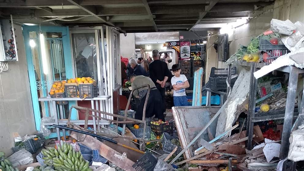 انفجار كربير داخل مخمر موز في صيدا ووقوع اصابات