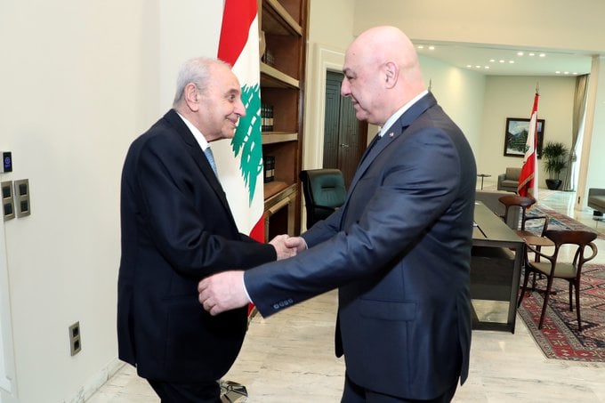 الرئيس عون استقبل الرئيس بري وبحث معه الأوضاع العامة والوضع في الجنوب